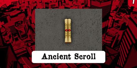 yba ancient scroll|Steam Community :: Guide :: Ancient Scroll Commands